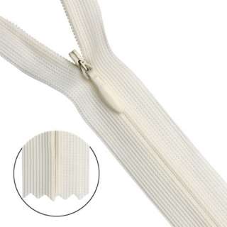 Молния потайная М-50 Тип-3 неразъемная нейлон айвори оптом