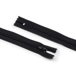 Блискавка спіральна М-15 нероз'ємна бавовна чорна