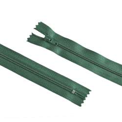 Блискавка спіральна М-20 Тип-3 нероз'ємна бавовна зелена пляшкова