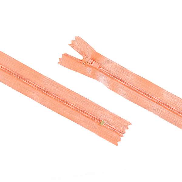 Молния спиральная М-20 Тип-3 неразъемная х/б персиковая светлая оптом