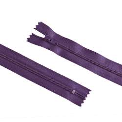 Молния спиральная М-20 Тип-3 неразъемная х/б фиолетово-чернильная