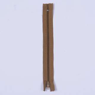 Молния спиральная М-20 Тип-3 неразъемная х/б молочно-шоколадная оптом