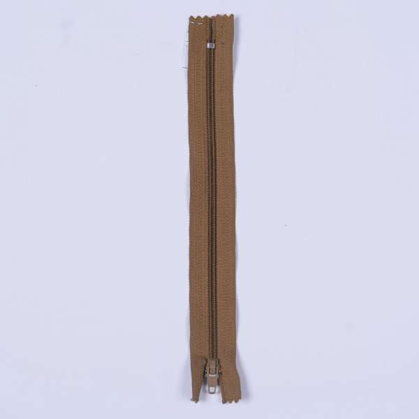 Молния спиральная М-20 Тип-3 неразъемная х/б молочно-шоколадная оптом