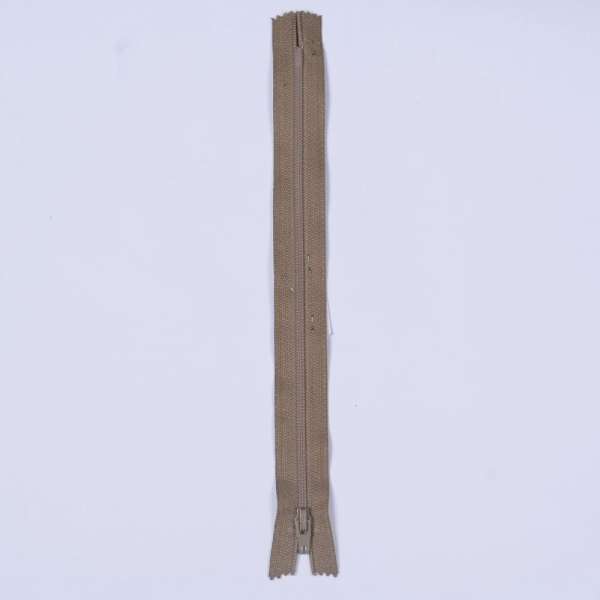 Молния спиральная М-20 Тип-3 неразъемная х/б бежево-кофейная оптом