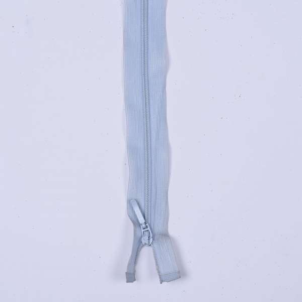 Молния спиральная М-60 Тип-2 неразъемная х/б голубая оптом