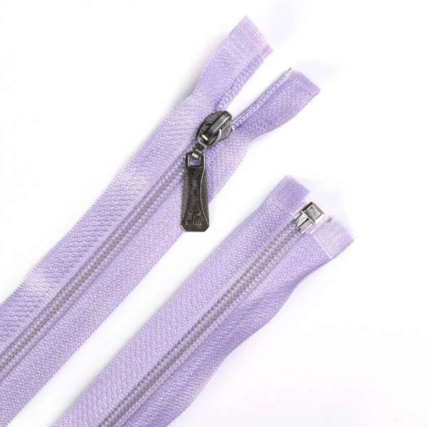 Блискавка спіральна М-70 Тип-5 роз'ємна бавовна лаванда оптом