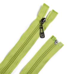 Блискавка спіральна М-70 Тип-5 роз'ємна бавовна зелене яблуко