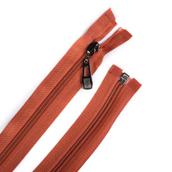 Блискавка спіральна М-70 Тип-5 роз'ємна бавовна теракотова оптом