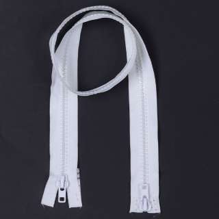 Молния тракторная М-90 Тип-10 разъемная 2 бегунка белая оптом