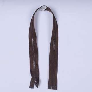 Молния тракторная М-80 Т-5 1 бегунок разъемная коричневая оптом