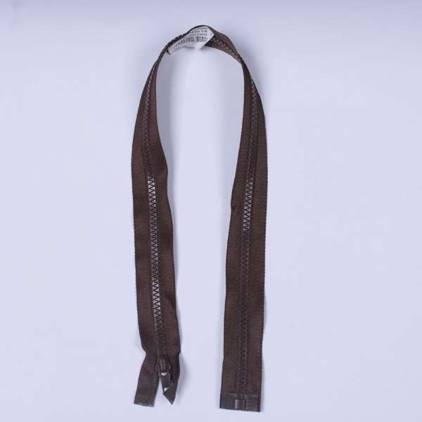 Молния тракторная М-80 Т-5 1 бегунок разъемная коричневая оптом