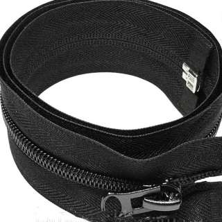 Молния спиральная М-80 Т-8 разъемная 1 бегунок черная оптом