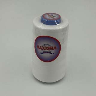 Нитка MAXIMA 5000 ярдов 40/2 бобина молочная (RAW) оптом