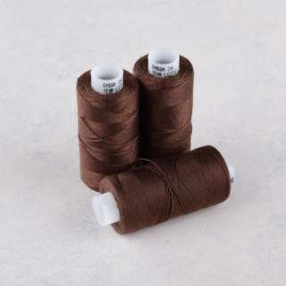 Нитки для джинсов 20/3 Омега-36 (150м) цвет 1444 коричневые темные оптом