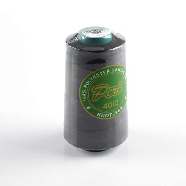 Нитки Пери 4000 ярдов №40/2 бобина черные оптом