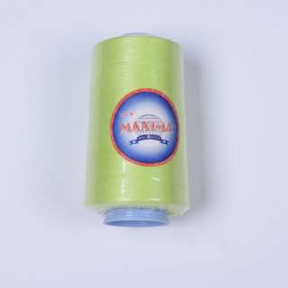 Нитка MAXIMA 4000 ярдов 40/2 бобина салатовая (077) оптом