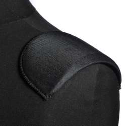 Плечові накладки поролон обшиті трикотажем 7х90х155 чорні