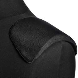 Плечові накладки поролон обшиті трикотажем 10х118х165 чорні