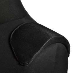 Плечові накладки поролон обшиті трикотажем 18х106х185 чорні