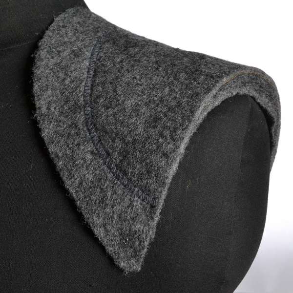 Плечевые накладки нетканный материал и бортовка 9 слоев 17х160х310  серые оптом