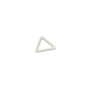 Пряжка металл 15мм треугольник 20х13мм никель оптом