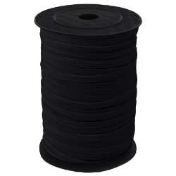 Резинка 3мм черная плотная
