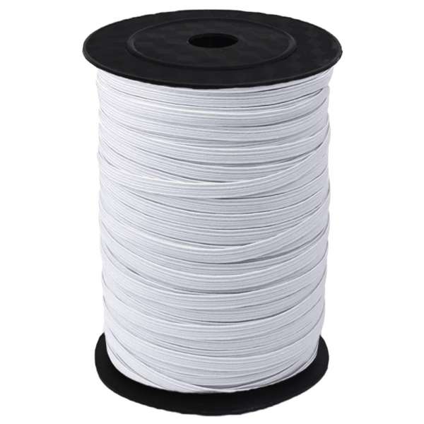 Резинка 5мм белая оптом