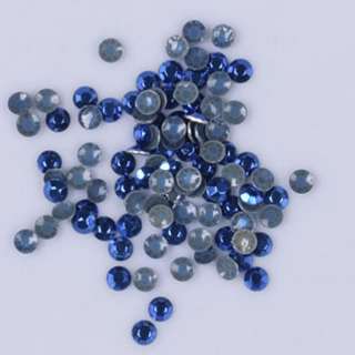 Стразы клеевые синие 2 мм,100шт/упаковка оптом