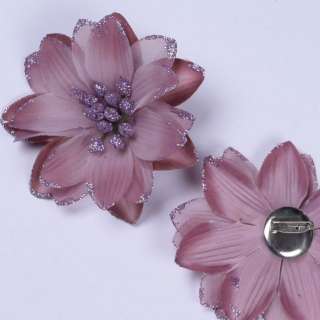 Брошь цветок фрезовый 10 см оптом