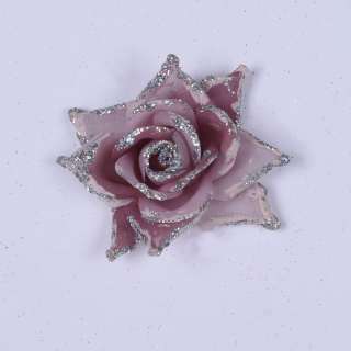 Брошь цветок розовый 7см оптом