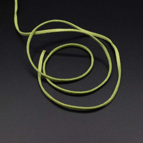 Шнур замшевий 3 мм товщина 1мм оливковий оптом
