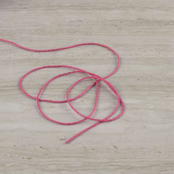 Шнур кожзам прошитый 2мм розовый оптом