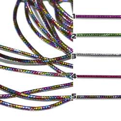 Шнур люрекс круглый в ассортименте