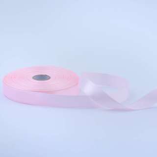 Лента атласная 15мм розовая светлая А1-05-043 на метраж (бобина 50яр/68,2гр) оптом