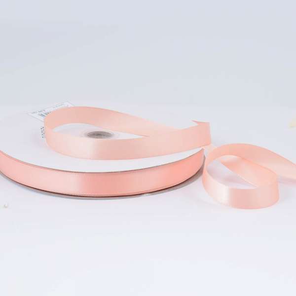 Лента атласная 15мм чайная роза А2-05-018 на метраж (бобина 100яр/230г) оптом