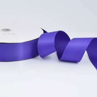 Лента репсовая ш.4 см А5-12-109 фиолетовая на метраж (в бобине 100яр/685г) оптом