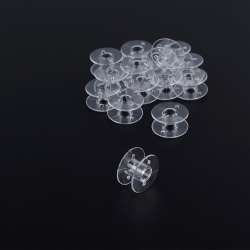 Шпулька пластиковая для бытовых машин прозрачная