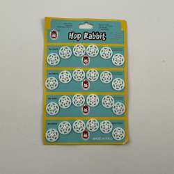 Кнопка для одежды пришивная 15мм пластиковая белая