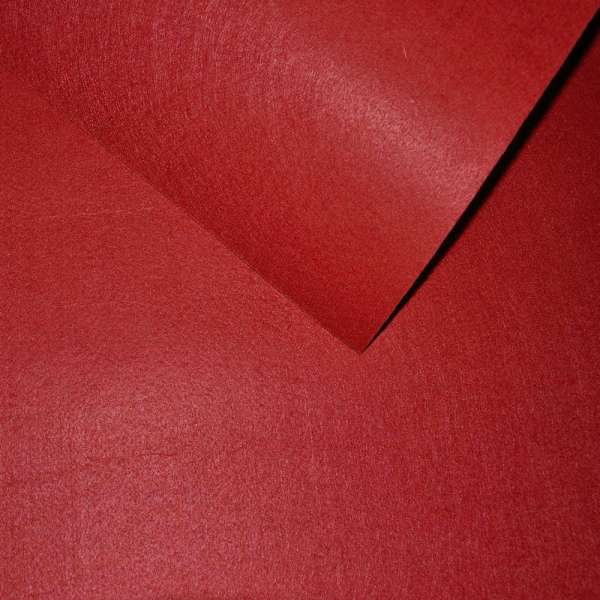 Фетр лист красный (0,9мм) 21х30см оптом