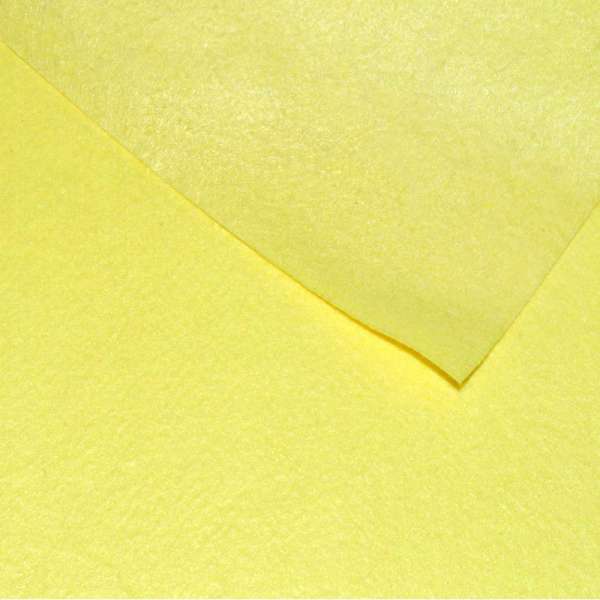 Фетр лист жовтий (0,9мм) 21х30см оптом