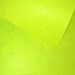 Фетр лист жовтий неоновий (0,9мм) 21х30см