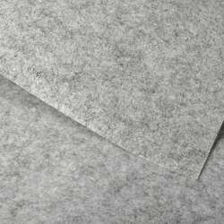 Фетр лист серый светлый меланж (0,9мм) 21х30см
