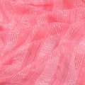 Шарф в полоску с люрексом 170х50 см розовый оптом