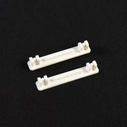 Заглушка пластиковая к алюминиевому карнизу 2-ряд (пара)