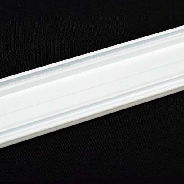 Профиль алюминиевый 2-ряд.  EUROSLIM Белый (4,1*0,7 см) оптом