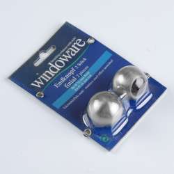 Наконечники для карниза металлического 16 мм шарики стальной