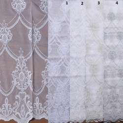 Тюль вуаль с вышивкой 5135 4 цвета ш.300