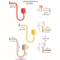 Тримач подхватов MIX CURTAIN HOLDER (RENSO) RC700